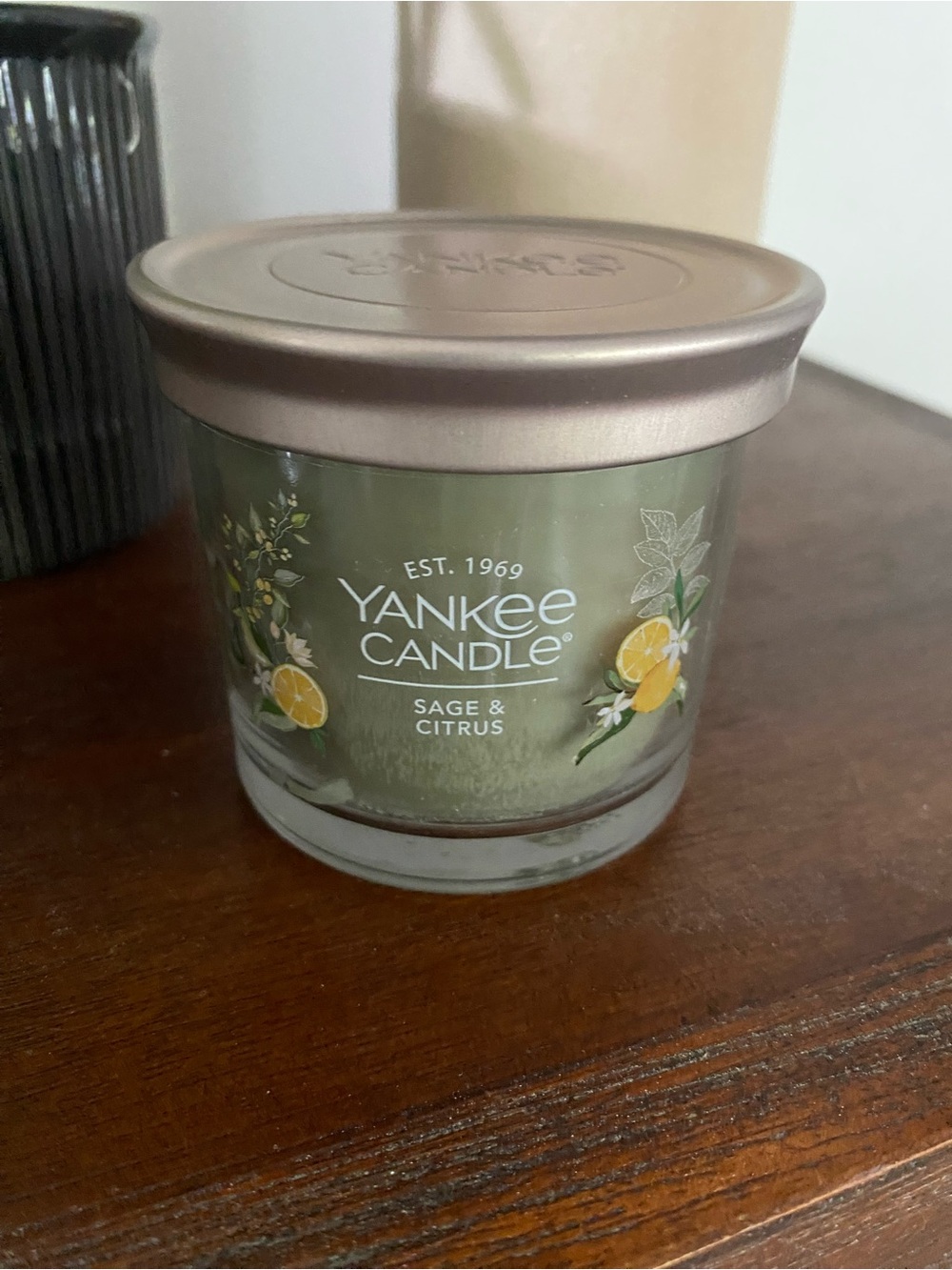 NWT, never used. 7oz. Yankee Candle Sage & Citrus Candle